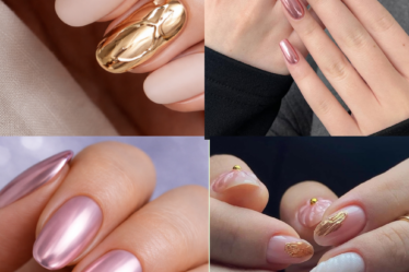 Molten Gold vs. Rose Chrome Nails